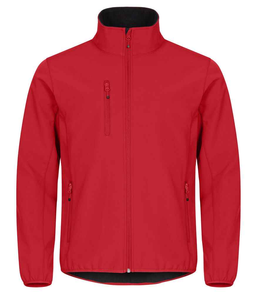 0200910 35 ClassicSoftshellJacket Red front