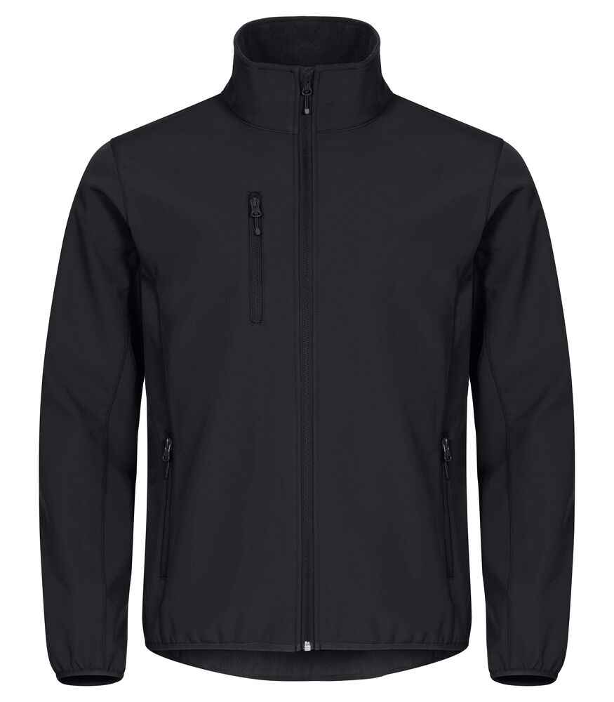 0200910 99 ClassicSoftshellJacket Black front