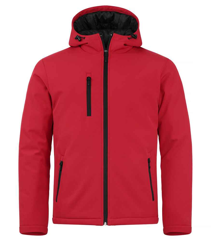 020952 35 PaddedHoodySoftshell Red front