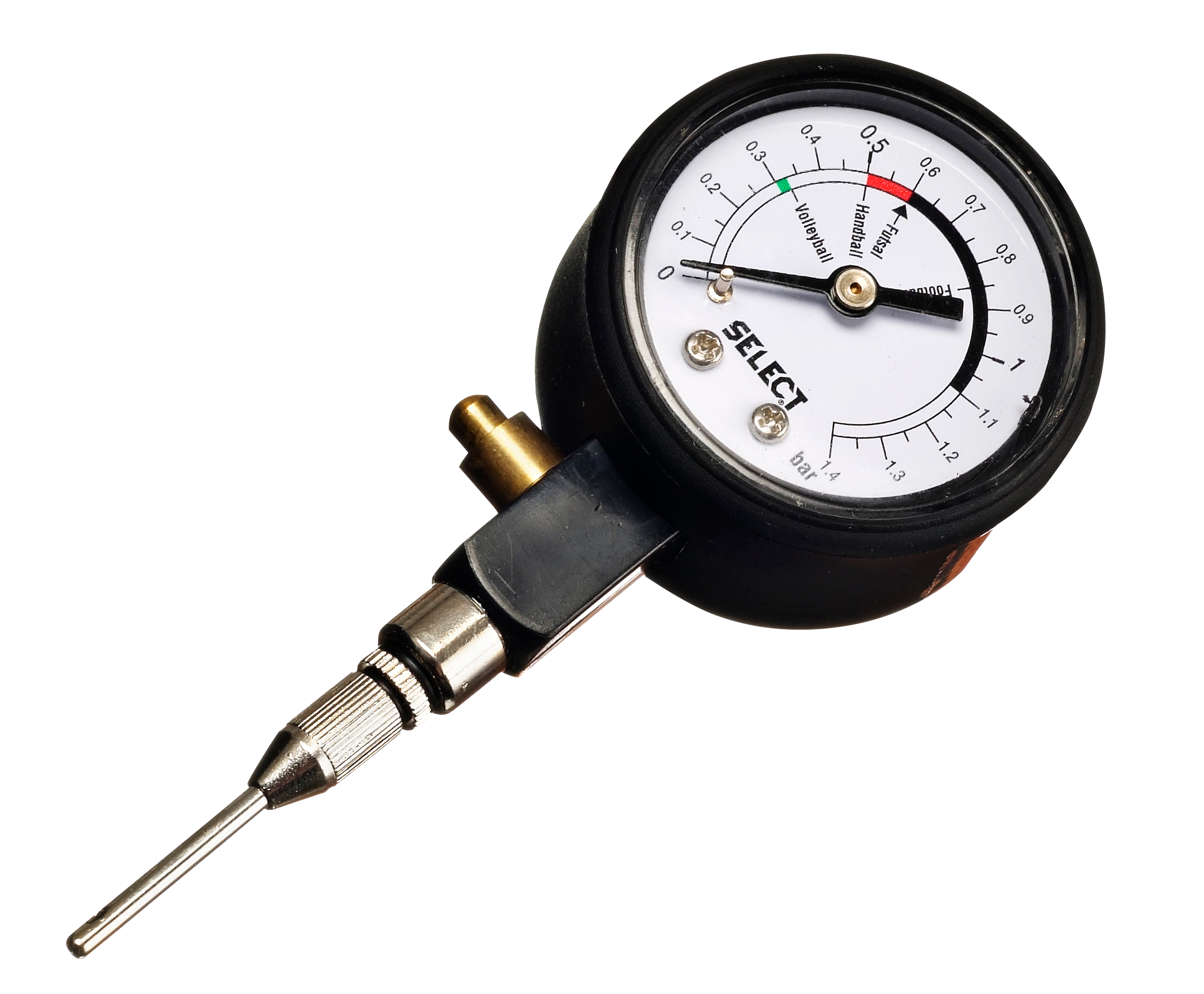 pressure gauge analogue black