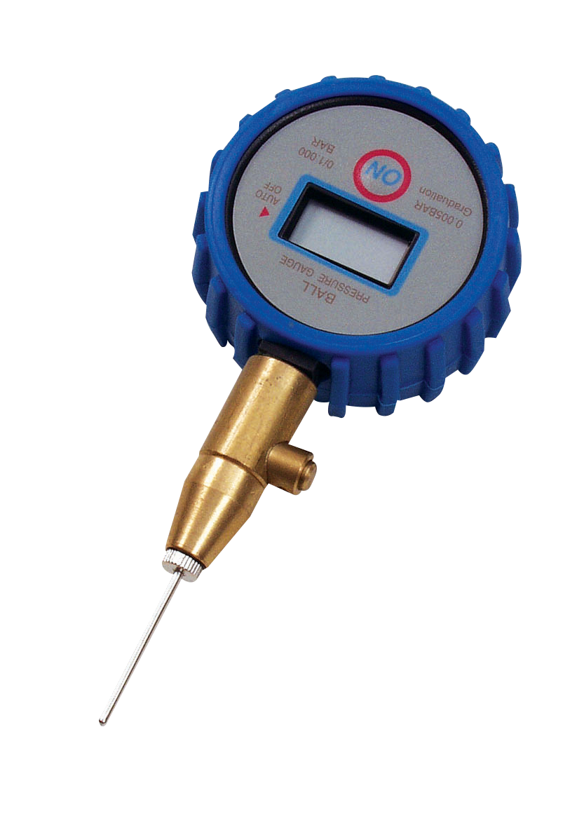 pressure gauge digital blue