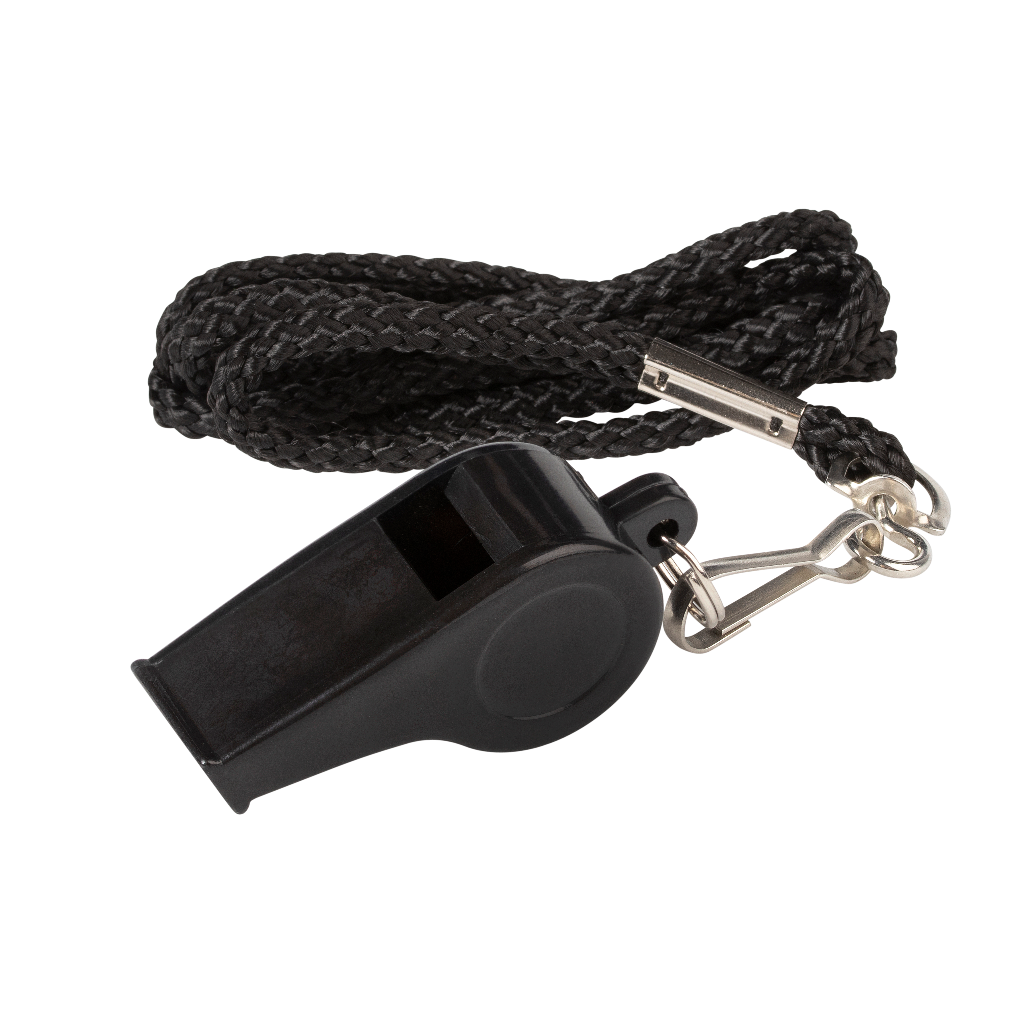 referees whistle plastic with lanyard